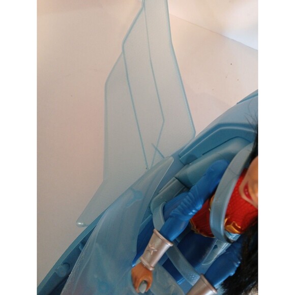 DC 12" Wonder Woman & 16"-20" Invisible Jet Plane Airplane Super Hero Girls 2016 - Picture 14 of 16